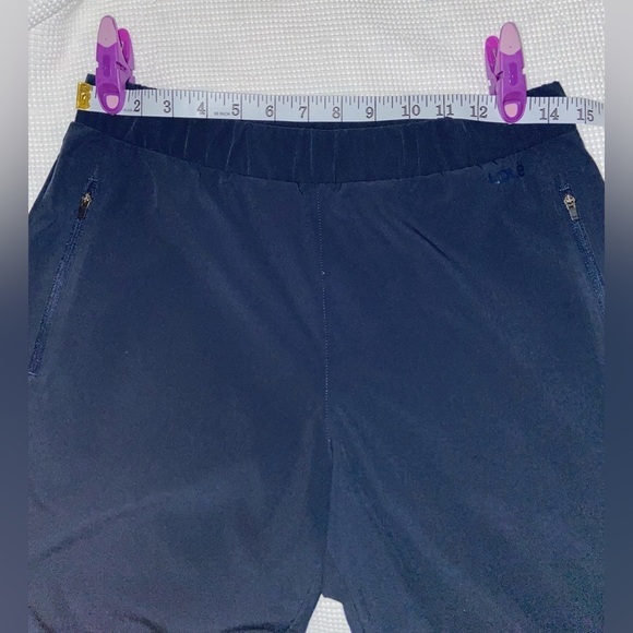 LOLE navy blue activewear joggers with zipped pockets size medium - Picture 6 of 12